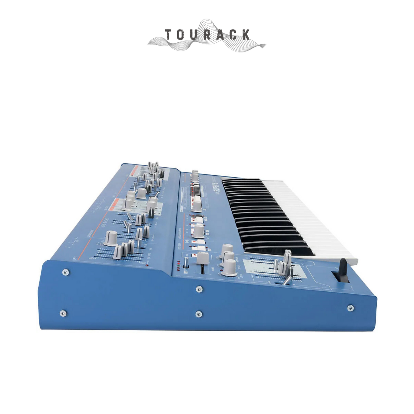 UDO Audio Super 6 Hybrid Analogue Polyphonic Synth - Keyboard (Blue)