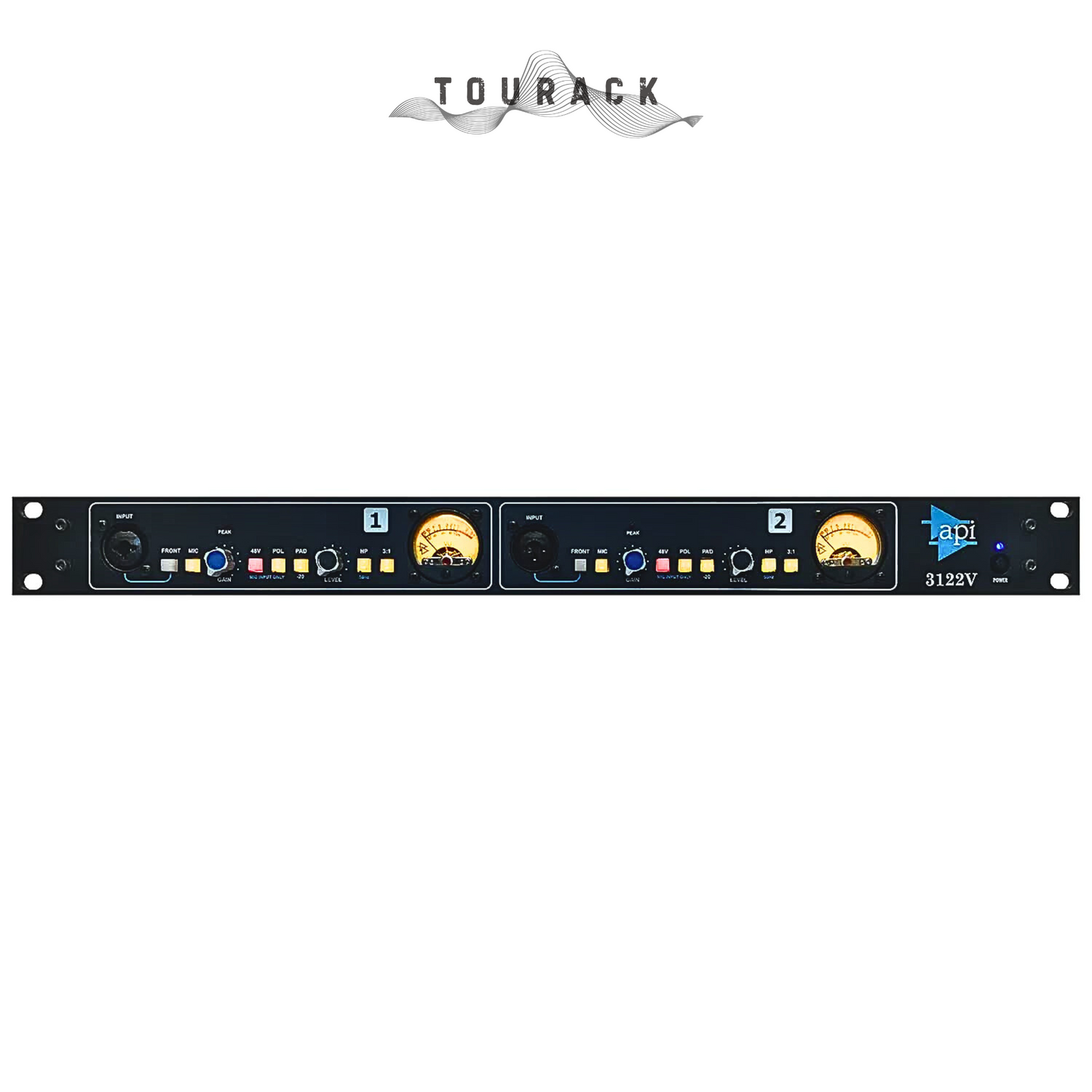 API 3122V 2-Channel Microphone/Line Preamp