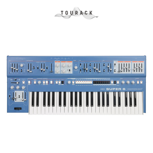 UDO Audio Super 6 Hybrid Analogue Polyphonic Synth - Keyboard (Blue)