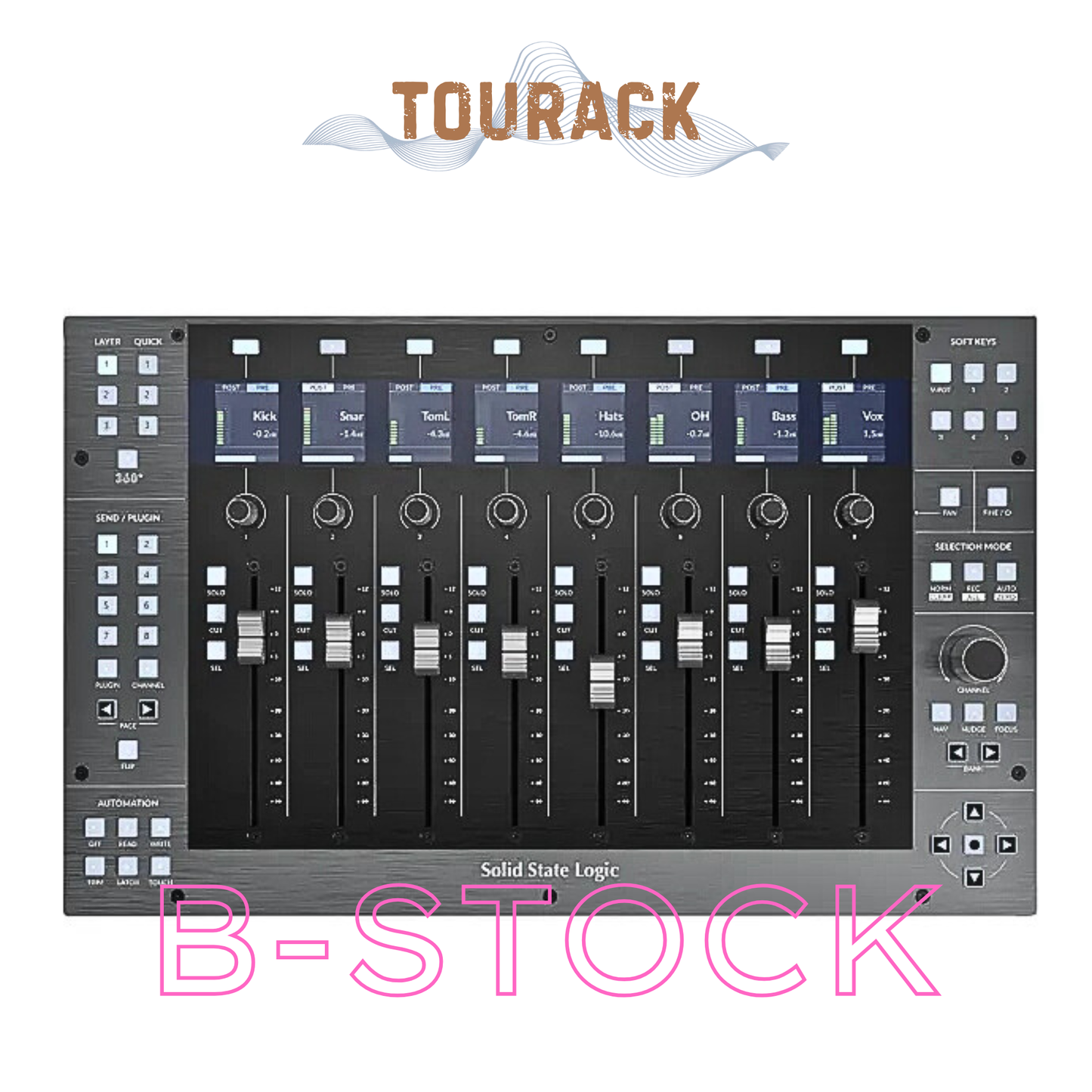SSL UF8 Eight Fader Multi-Layer DAW Control (B-STOCK)