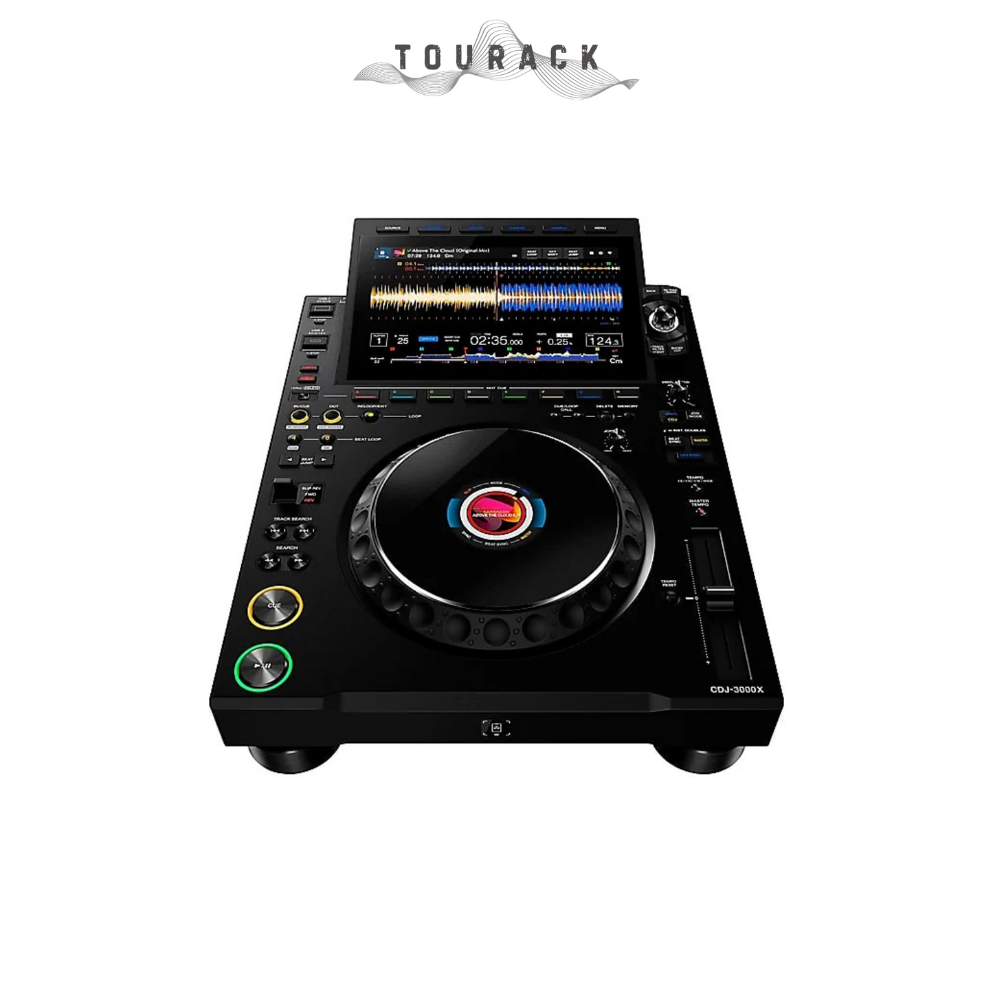 AlphaTheta CDJ-3000X Professional DJ Player tourack