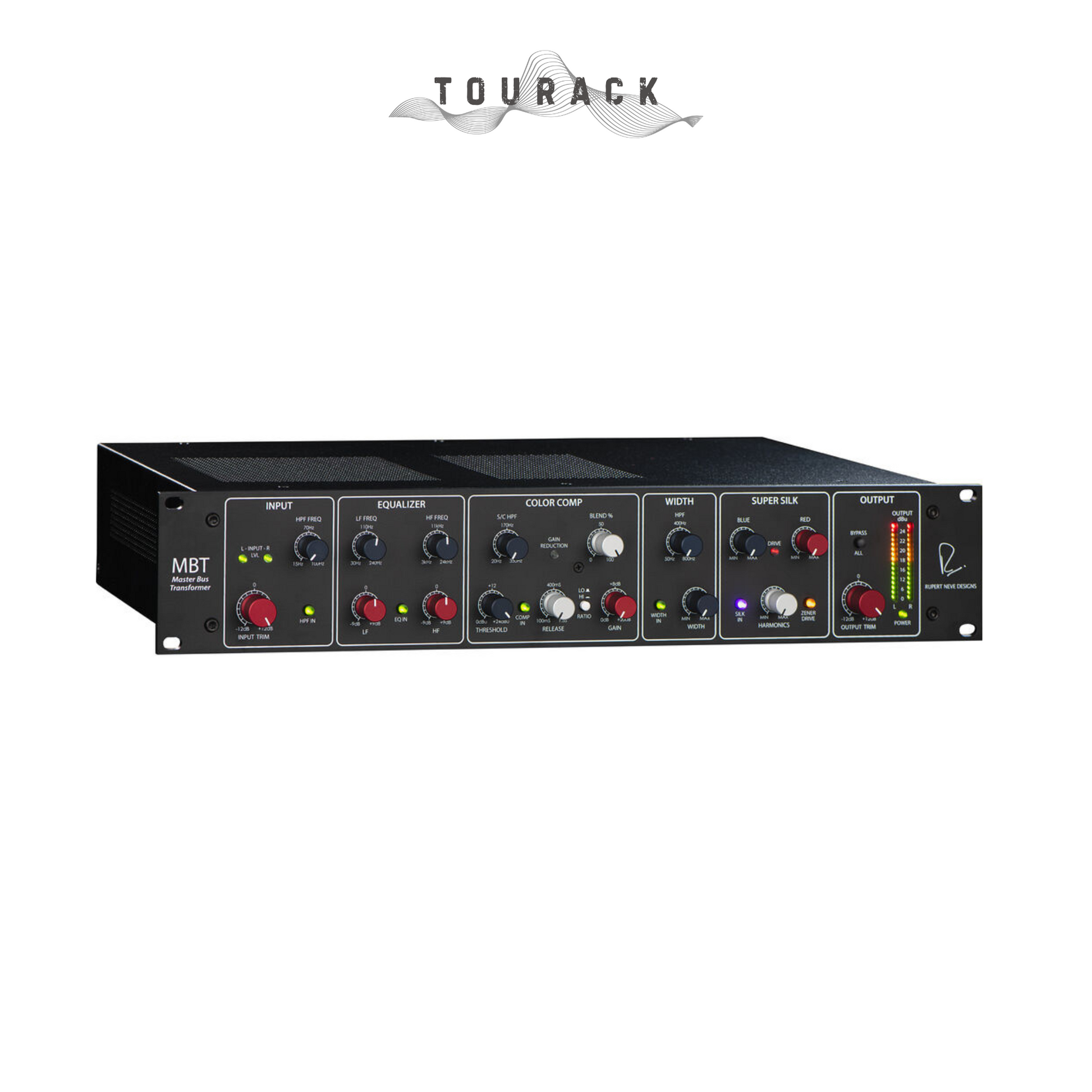 Rupert Neve Designs MBT Master Bus Transformer Stereo Signal Processor - Present - Black 2 tourack
