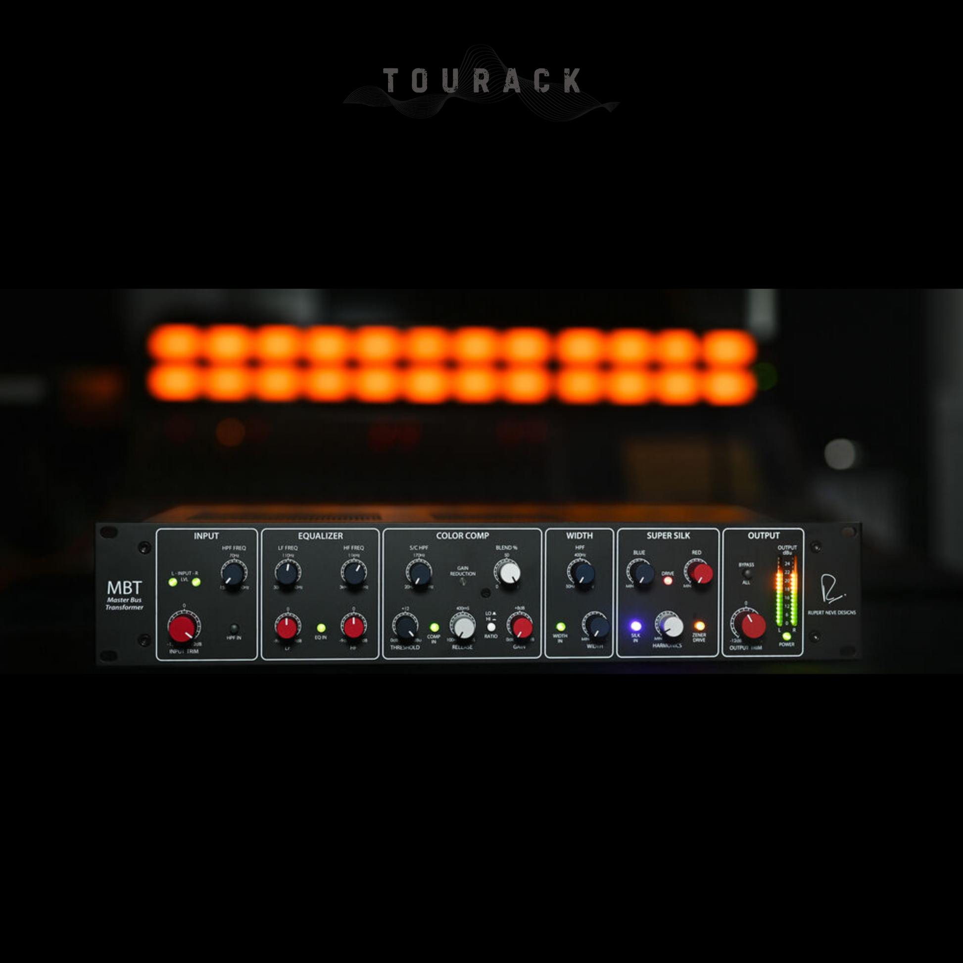 Rupert Neve Designs MBT Master Bus Transformer Stereo Signal Processor - Present - Black 4 tourack