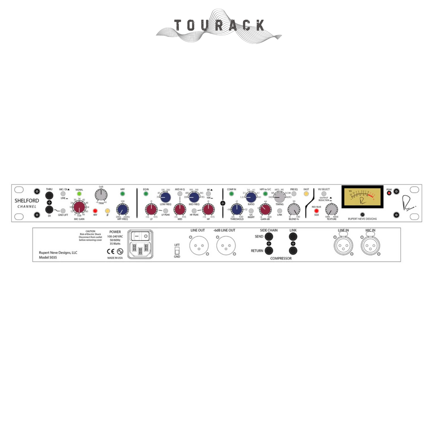 Rupert Neve Designs Shelford Channel - Present - Shelford Blue 3 tourack