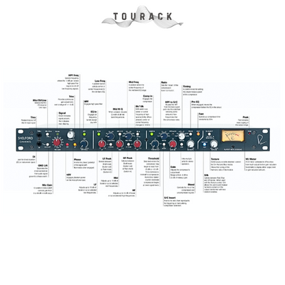 Rupert Neve Designs Shelford Channel - Present - Shelford Blue 4 tourack