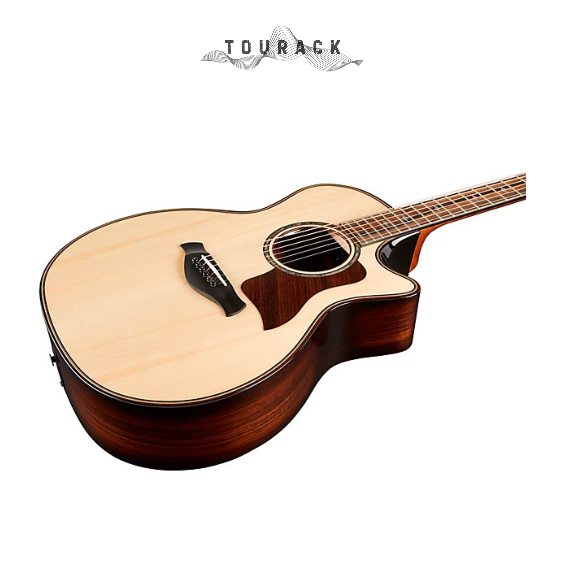 Taylor 814ce Builder's Edition Grand Auditorium Acoustic-Electric Guitar Kona Edgeburst 4 tourack
