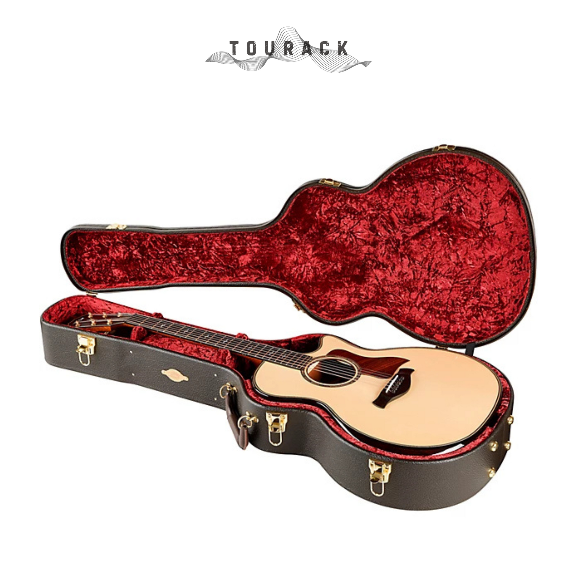 Taylor 814ce Builder's Edition Grand Auditorium Acoustic-Electric Guitar Kona Edgeburst 5 tourack