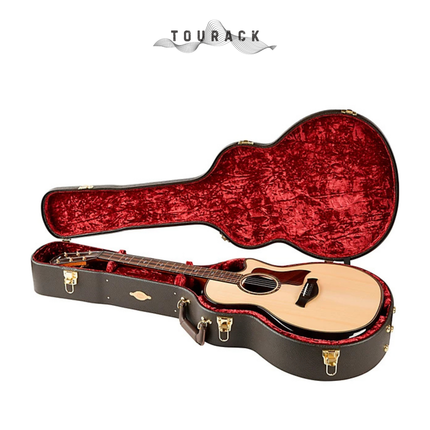 Taylor 814ce Builder's Edition Grand Auditorium Acoustic-Electric Guitar Kona Edgeburst 6 tourack