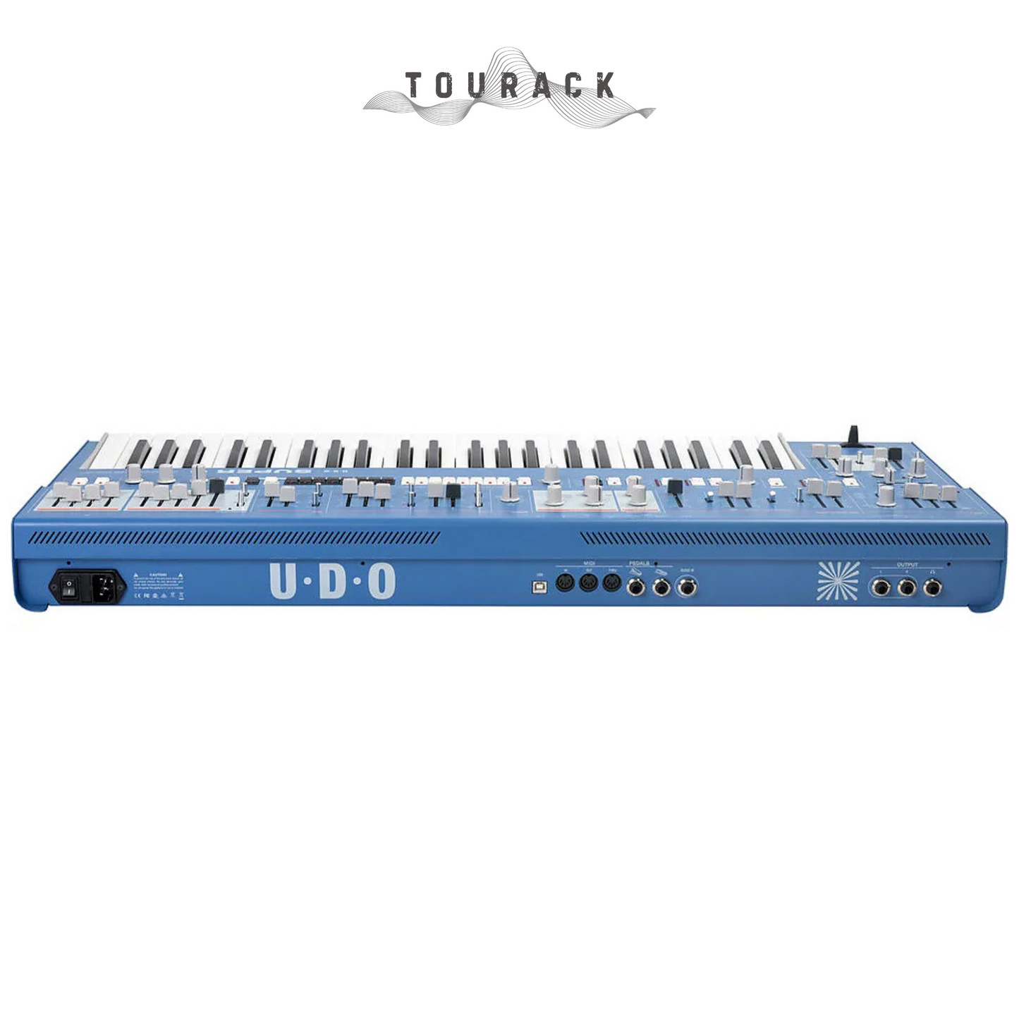 UDO Audio Super 6 Hybrid Analogue Polyphonic Synth - Keyboard (Blue) 2 tourack